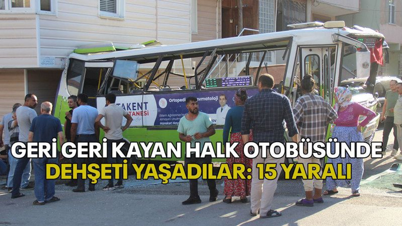 Derince'de ikinci feci halk otobüsü kazası! 15 yaralı
